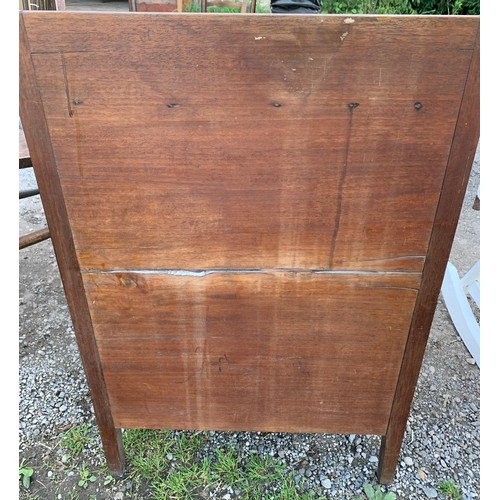 799 - A 19thC mahogany commode.