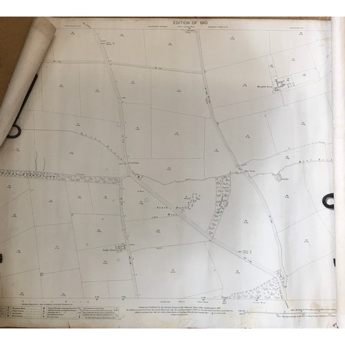 673A - A collection of 4 ordinate survey maps to include Etton, Dalton, South Dalton and Yorkshire 123 cms ... 