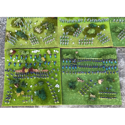 13 - A collection of America Civil War Airfix miniature models displayed on 10 fields, some boxes include... 