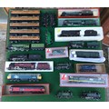A collection of diecast model trains and carriages from brands including Hornby and Lima. Lot contai... 