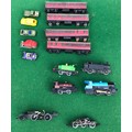 Miscellaneous lot containing 4 model trains, Hornby Little Giant 709 and MR 895. The other two I am ... 