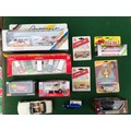 Lot containing boxed diecast toy vehicles, mixed brands, including Road Legends Ford F-150 Pickup, S... 