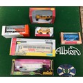A mixed lot of Corgi diecast to include Albion Reiver lorry bade, Albion sign, Corgi London bus, 196... 