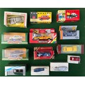 Lot containing various diecast vehicles to include Corgi 299, Ford Sierra, D709/1 Ford Zodiac, D708 ... 