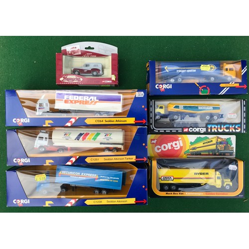 69 - Boxed Corgi diecast vehicles to include C1238 Seddon Atkinson, C1251 Seddon Atkinson Tanker, C1264 S... 