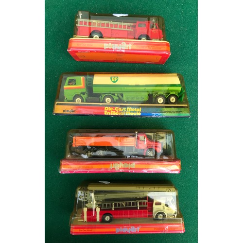 78 - Collection of boxed diecast vehicles from Playart including a 2x Shell Tanker, BP Tanker, 2x Fire Tr... 