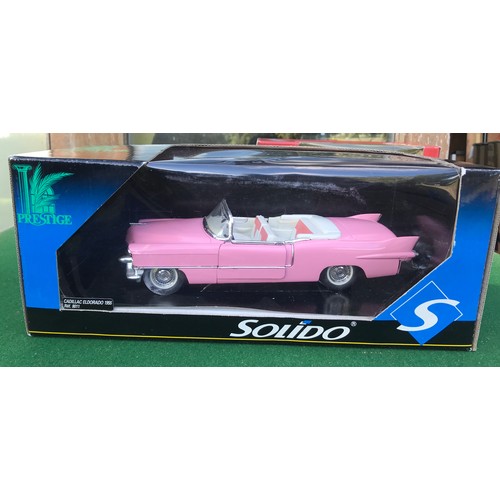 84 - Boxed diecast Solido vehicles to include 8086 Buick Century Conv, 8074 Chevrolet Depanneuse 1946, 90... 