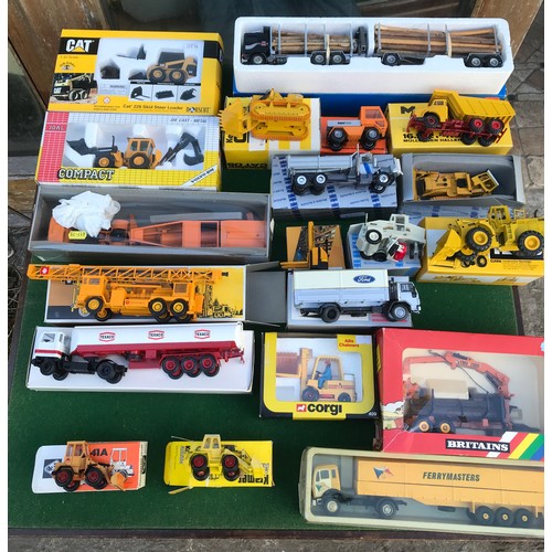 96 - Diecast models to include Britains 9533 Log Transporter, Joal Compact 230 Volvo BM 6300, 191 Kramer ... 