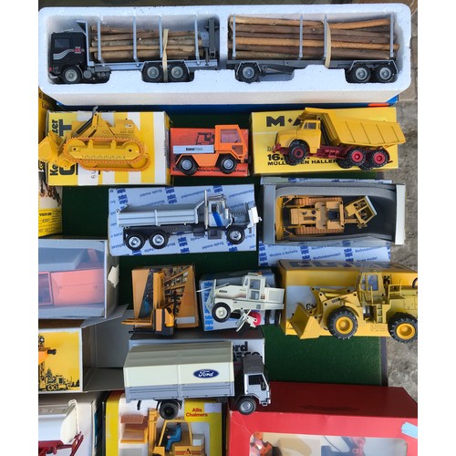 96 - Diecast models to include Britains 9533 Log Transporter, Joal Compact 230 Volvo BM 6300, 191 Kramer ... 