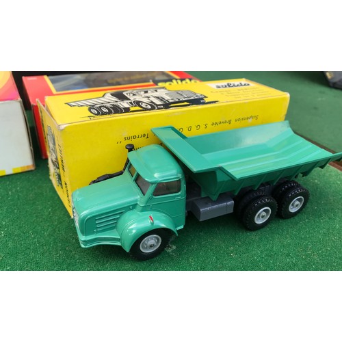 108 - A collection of Solido commercial diecast models to include No. 303 Berliet etc.