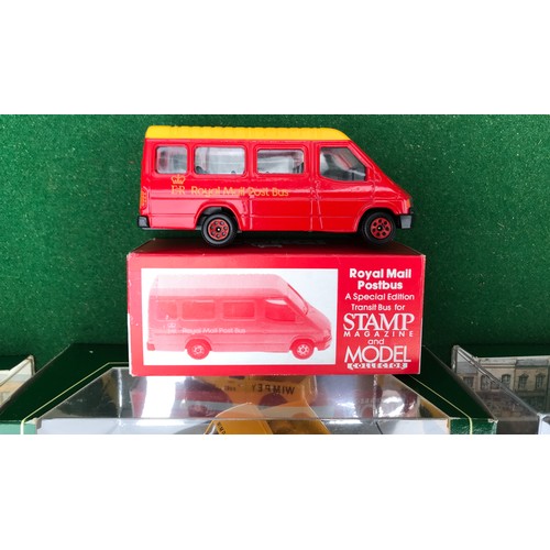 83 - Collection of boxed diecast Corgi vehicles including D983 Morris J Van, D981 Bedford CA Van, 96880 M... 