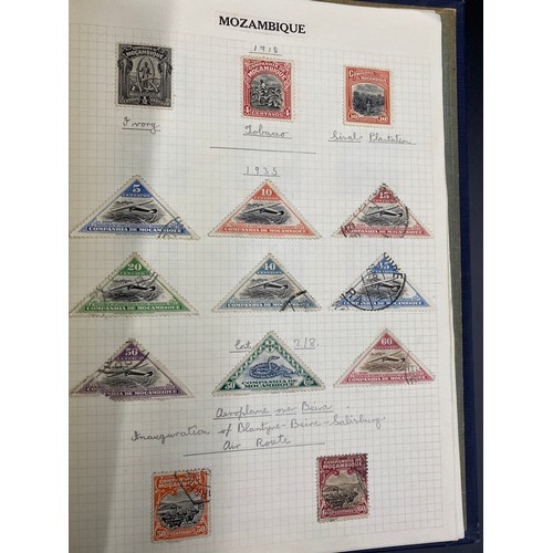 617 - Four albums of World stamps, two to include Abyssinia, Austria, Denmark,  Finland, Guatemala, Monaco... 