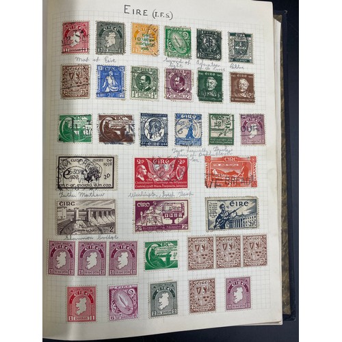 617 - Four albums of World stamps, two to include Abyssinia, Austria, Denmark,  Finland, Guatemala, Monaco... 