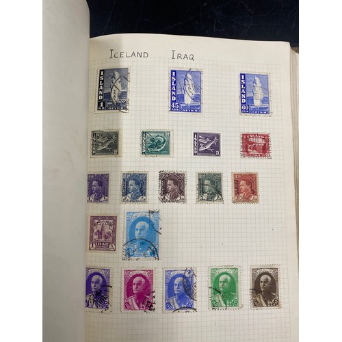 617 - Four albums of World stamps, two to include Abyssinia, Austria, Denmark,  Finland, Guatemala, Monaco... 