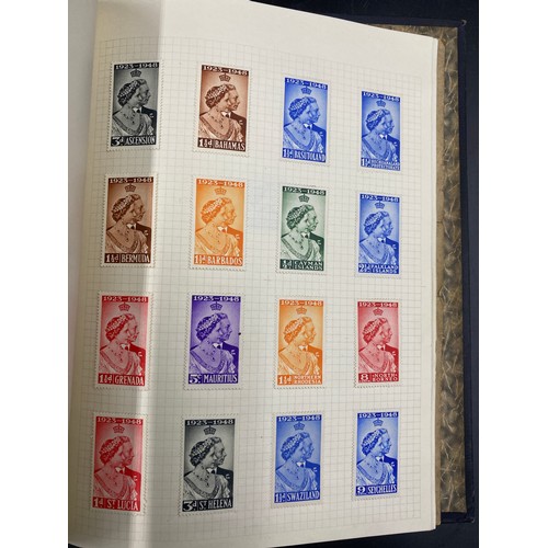 617 - Four albums of World stamps, two to include Abyssinia, Austria, Denmark,  Finland, Guatemala, Monaco... 