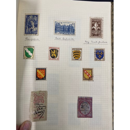 617 - Four albums of World stamps, two to include Abyssinia, Austria, Denmark,  Finland, Guatemala, Monaco... 