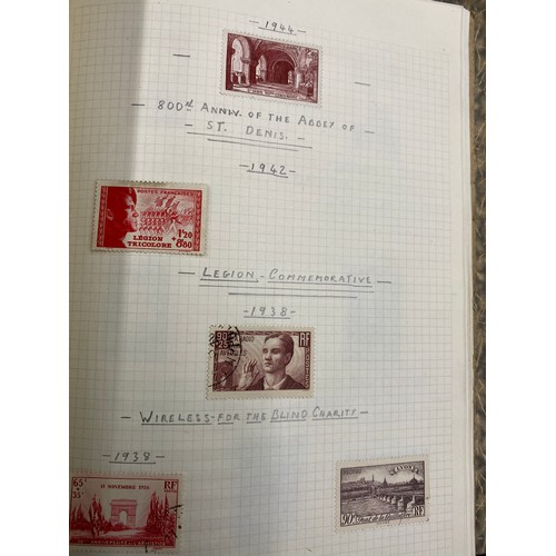 617 - Four albums of World stamps, two to include Abyssinia, Austria, Denmark,  Finland, Guatemala, Monaco... 