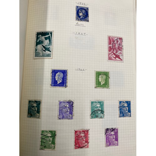 617 - Four albums of World stamps, two to include Abyssinia, Austria, Denmark,  Finland, Guatemala, Monaco... 