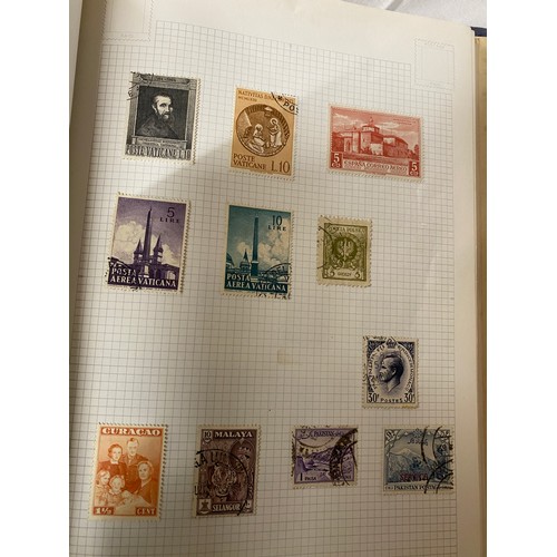 617 - Four albums of World stamps, two to include Abyssinia, Austria, Denmark,  Finland, Guatemala, Monaco... 