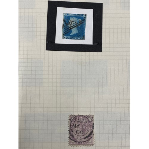 618 - Two albums of mainly used G.B. and Commonwealth stamps. Includes two 1d black spacefillers and stamp... 