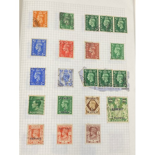 618 - Two albums of mainly used G.B. and Commonwealth stamps. Includes two 1d black spacefillers and stamp... 