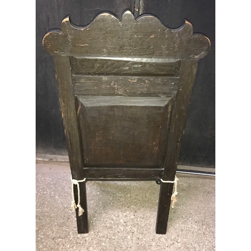 1188 - A late 19thC carved oak Wainscot chair, dated 1600 to back and of that style. 112cms height to back.