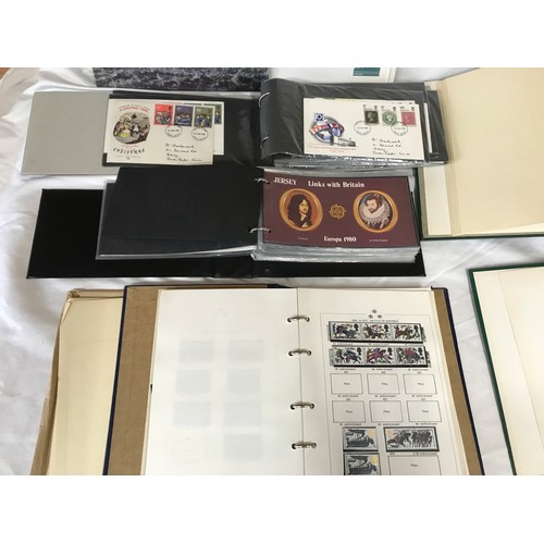 633 - A collection of stamps and First Day covers including Channel Tunnel Philatelic Document, Royal Mail... 