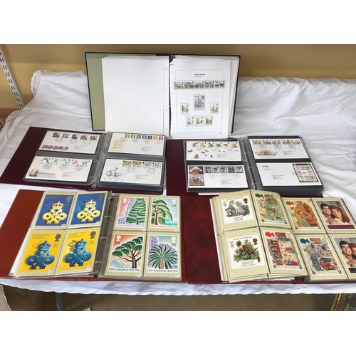 635 - Royal Mail stamps and postcards collection, 2 x Royal Mail First Day Covers albums, one Royal Mail s... 