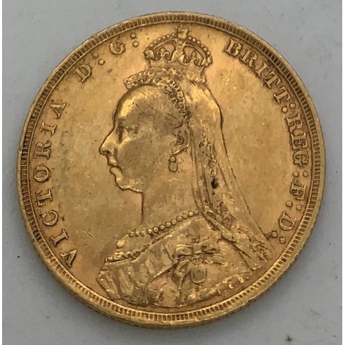 621 - A Victorian full Sovereign 1891.