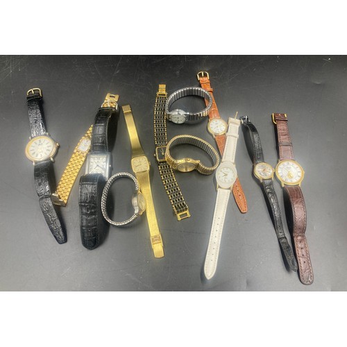 643 - A large collection of wristwatches to include Majestic, Victor, Royal, Sekonda etc.