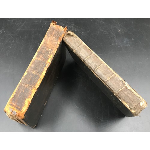 682 - 18thC leather bound books. The Complete Letter Writer Containing Familiar Letters on the most common... 