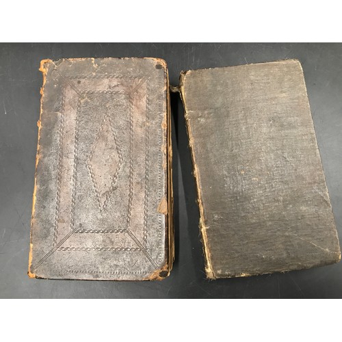 682 - 18thC leather bound books. The Complete Letter Writer Containing Familiar Letters on the most common... 