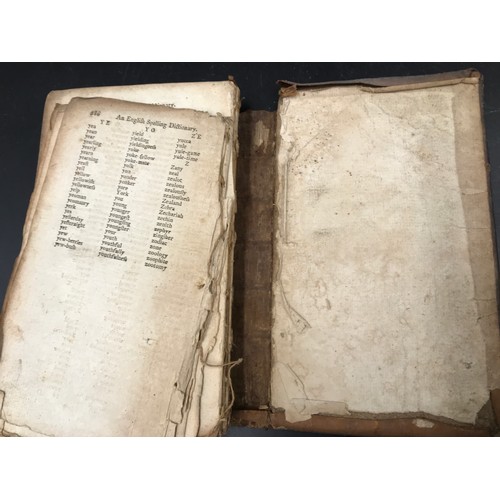 682 - 18thC leather bound books. The Complete Letter Writer Containing Familiar Letters on the most common... 