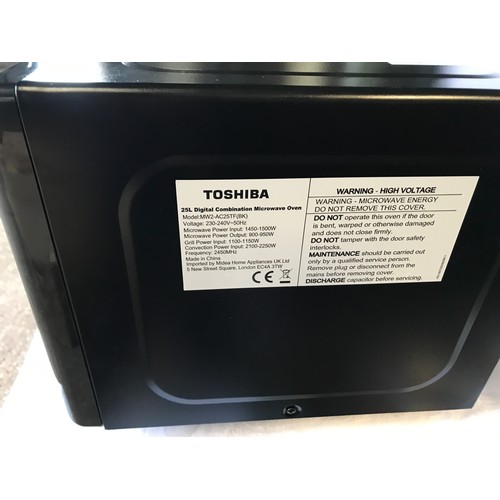 1327A - Toshiba Digital Combination Microwave Oven, model NW2-AC25 TF, black.