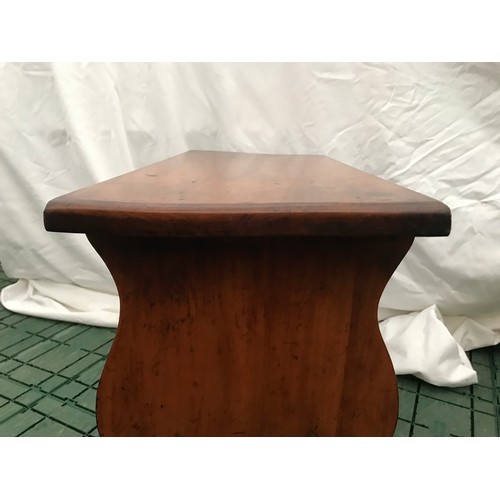 1278 - A Victorian mahogany stool 56cms l x 27cms w x 38cms h.