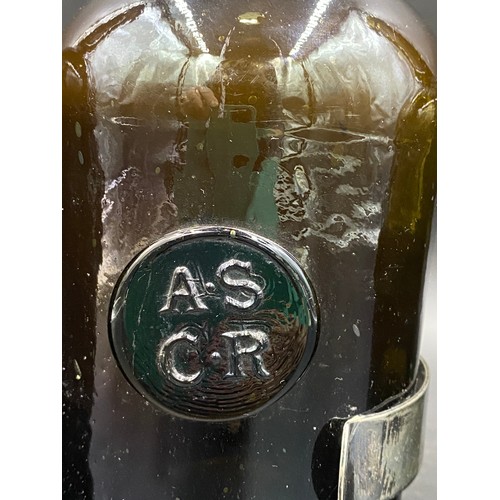 161 - Three 19thC All Souls College Oxford wine bottles, all with A.S.C.R. seals ( All Souls Common Room).... 