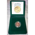 Elizabeth II, Proof Sovereign 1980, with certificate of authenticity, encapsulated in Royal Mint gre... 