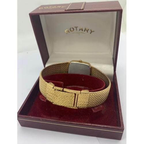 637 - A gentleman's Rotary wristwatch in original presentation box.