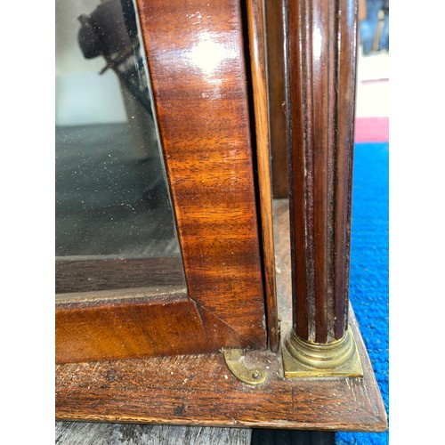 671 - An oak and mahogany cased grandfather clock with painted face Denton Northgraves Hull. Approx. 206cm... 