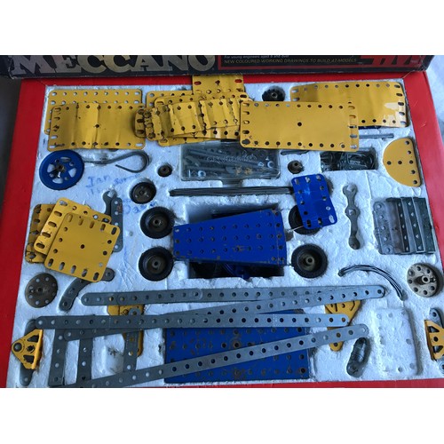 405 - Boxed Meccano 4M with instruction booklet.