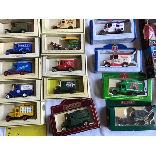 472 - Collection of diecast metal model advertising vehicles, Lledo Days Gone and Promotional models, Matc... 