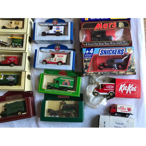 472 - Collection of diecast metal model advertising vehicles, Lledo Days Gone and Promotional models, Matc... 