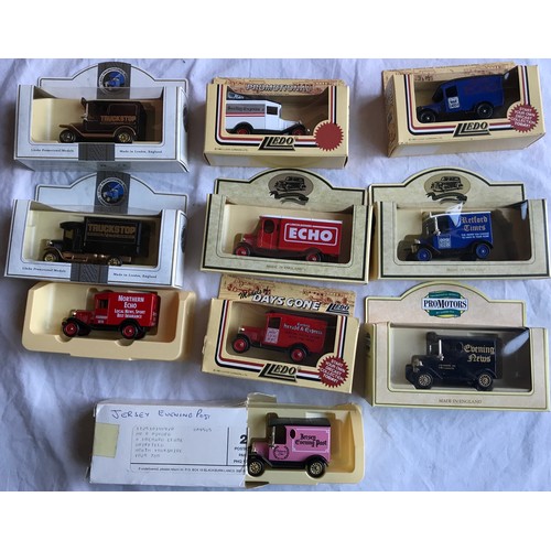 473 - Lledo Promotional and Days Gone Newspaper advertising model vehicles selection of 10 various models,... 