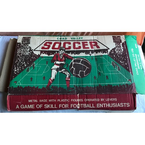 475 - Chad Valley tinplate Soccer game with original box.