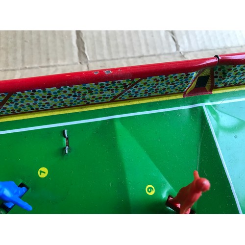 475 - Chad Valley tinplate Soccer game with original box.