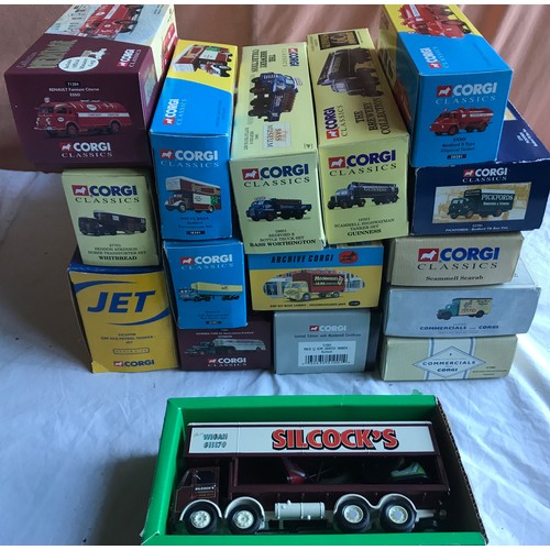 481 - Corgi model trucks, Classics, heritage and Archive models. 16 assorted models, boxed, one without bo... 