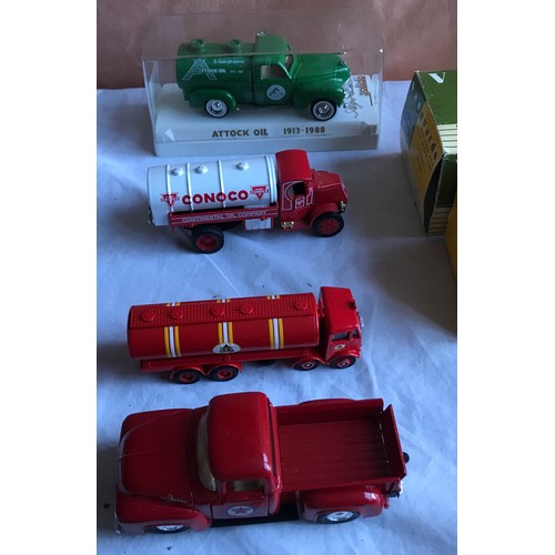 483 - Diecast metal model tanker truck collection, Promod Limited Power and Regent tankers, Dinky Supertoy... 