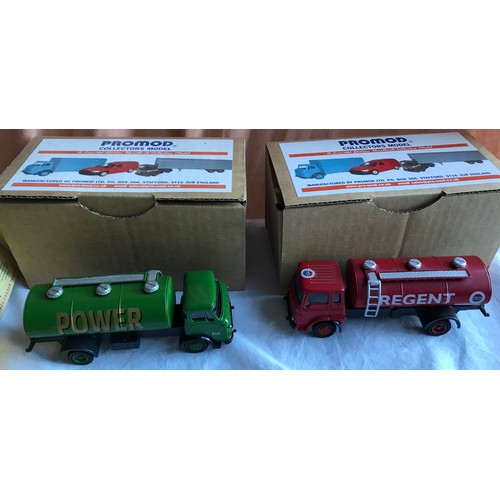 483 - Diecast metal model tanker truck collection, Promod Limited Power and Regent tankers, Dinky Supertoy... 