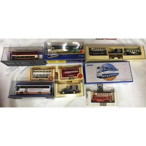 488 - Collection of diecast buses of various models and makes, EFE Corgi, Lledo and Days Gone, 22 assorted... 