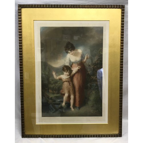 1081 - L. Busière signed mezzotint 